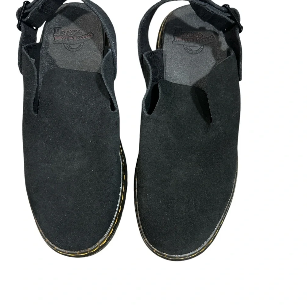 Dr. Martens Black Suede Mules - Picture 3 of 6